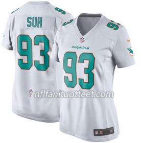 Nainen Miami Dolphins NFL Pelipaita Ndamukong Suh 93 Nike Valkoinen 